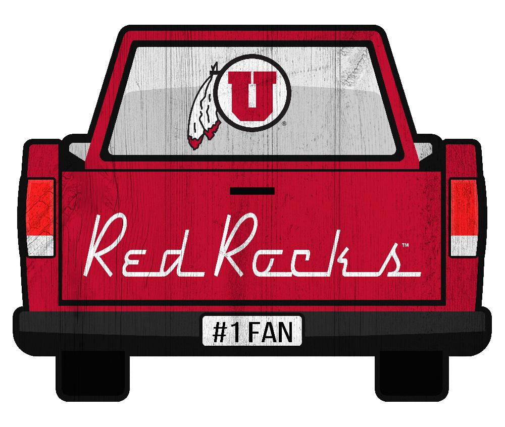 fan creations Utah Slogan Truck Back Vintage 12in