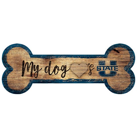 fan creations Utah State Dog Bone Sign