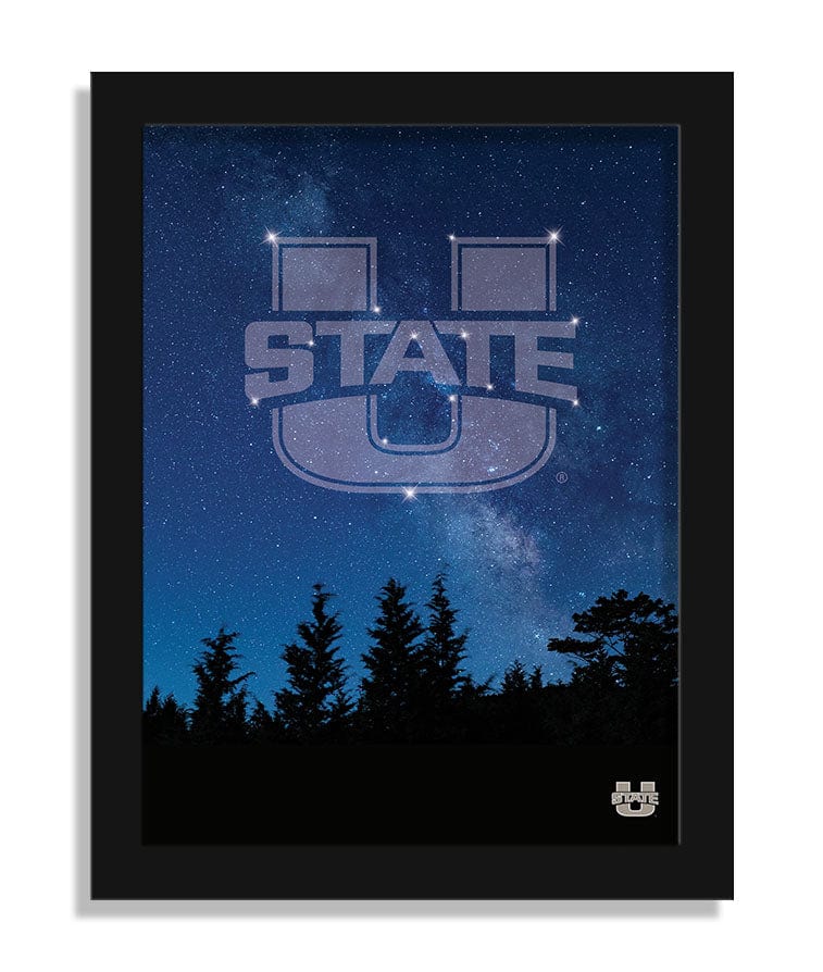 fan creations Utah State in the Stars 12x16