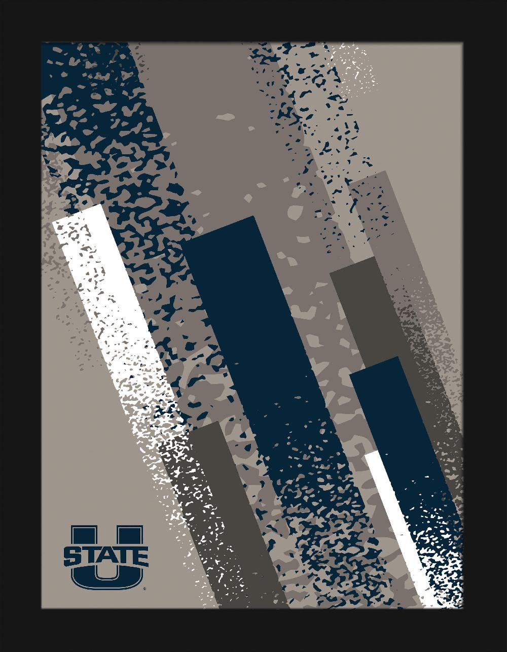 fan creations Utah State Team Color 12x16