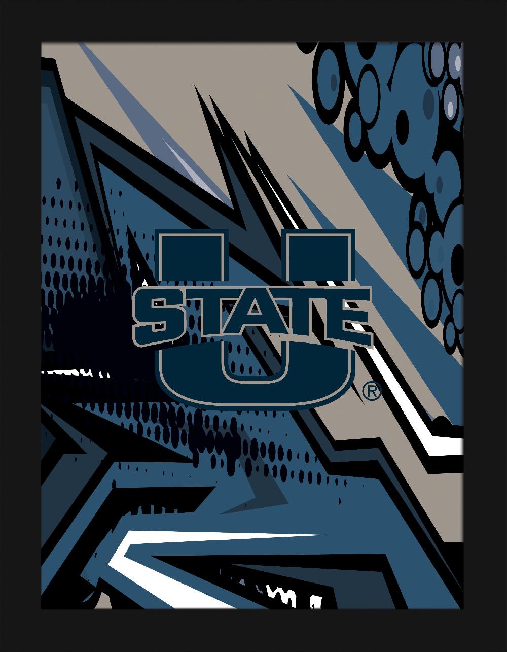 fan creations Utah State Team Comic 12x16
