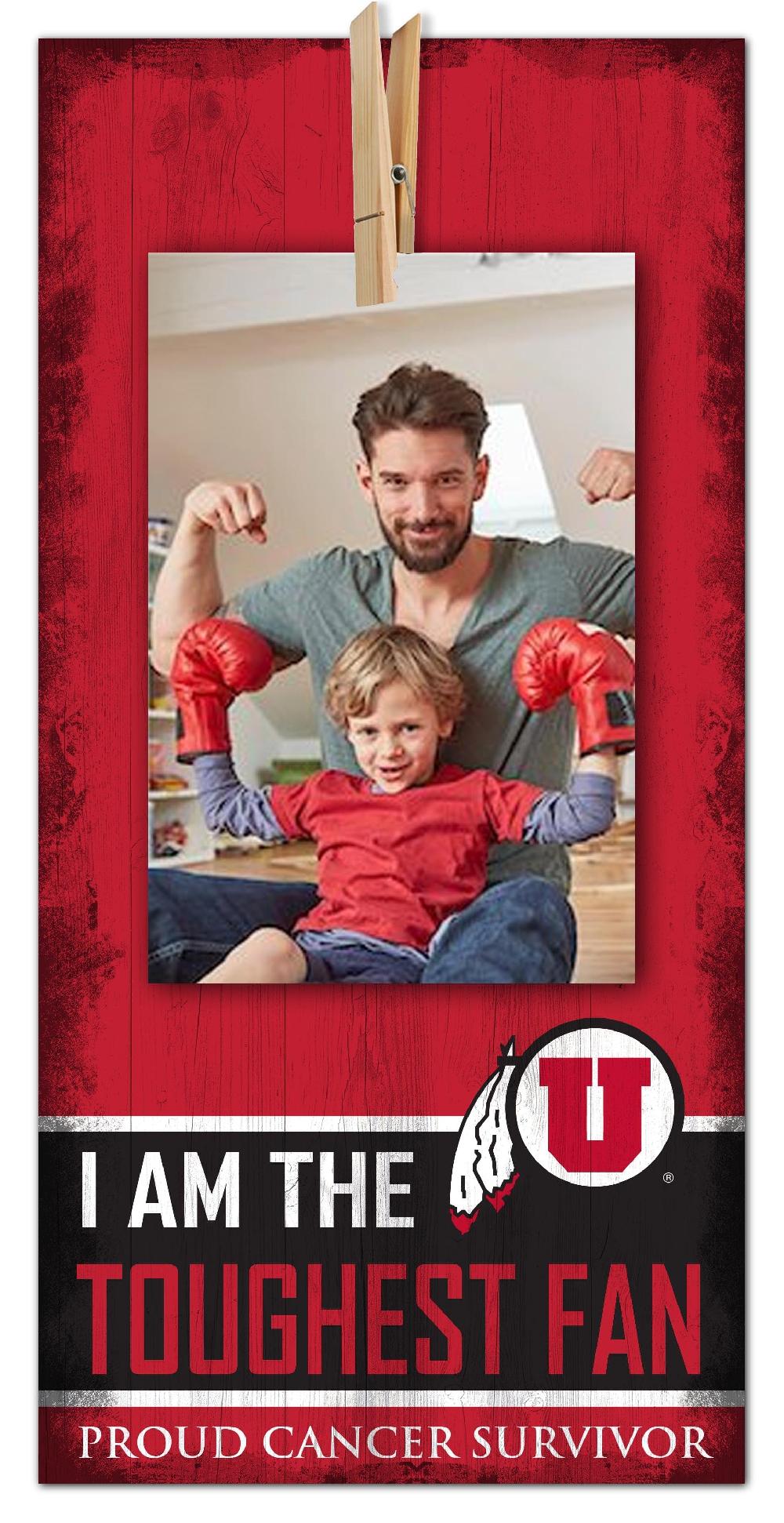 fan creations Utah Toughest Fan Clothespin 6x12