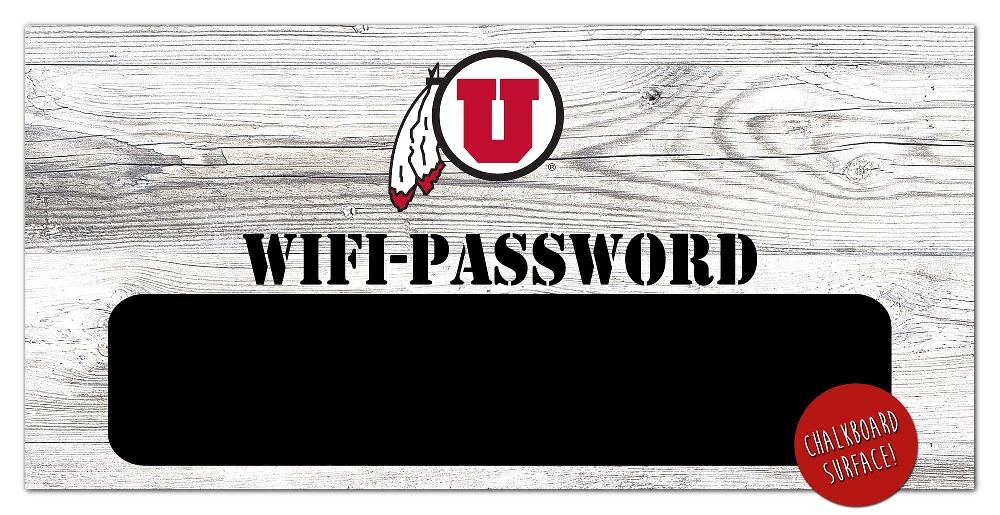 fan creations Utah Wifi Password 6x12 Sign