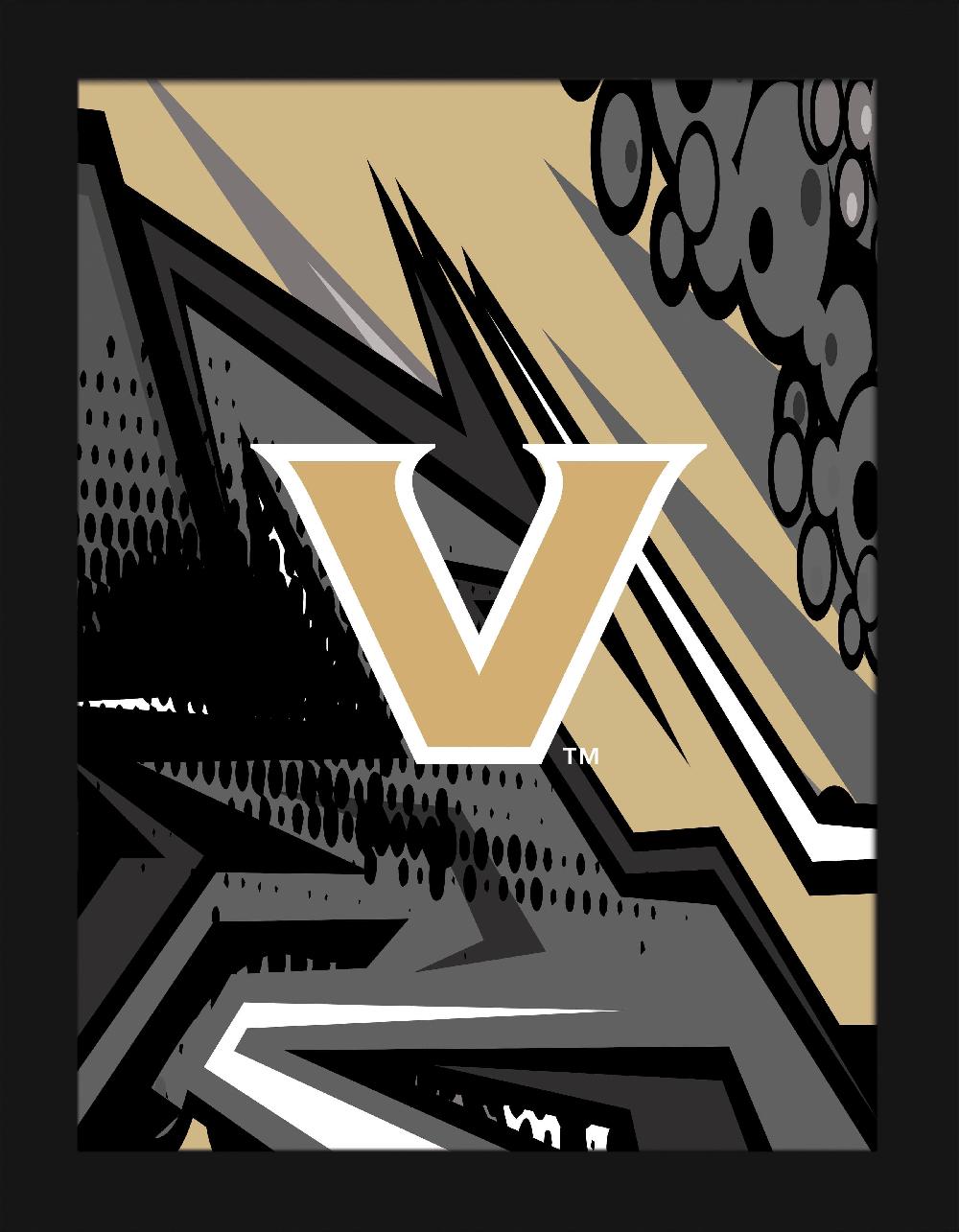 fan creations Vanderbilt Team Comic 12x16