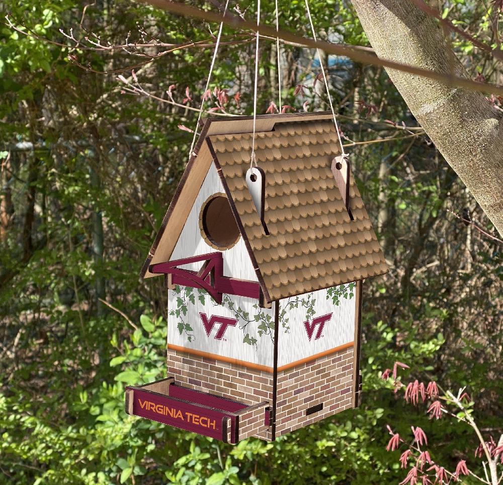 fan creations Virginia Tech Bird House Unassembled