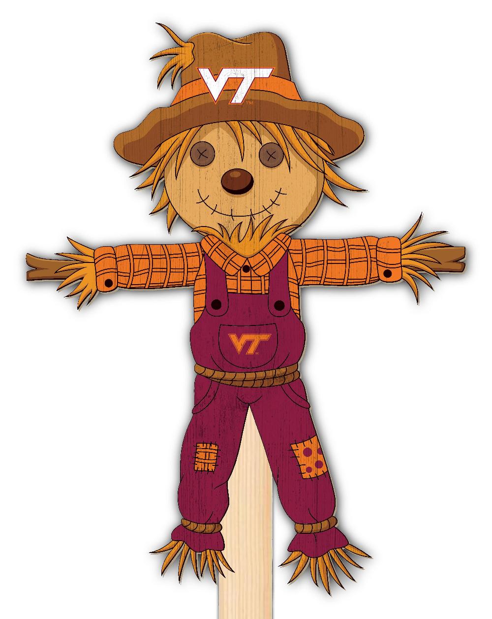 fan creations Virginia Tech Scarecrow Yard Stake