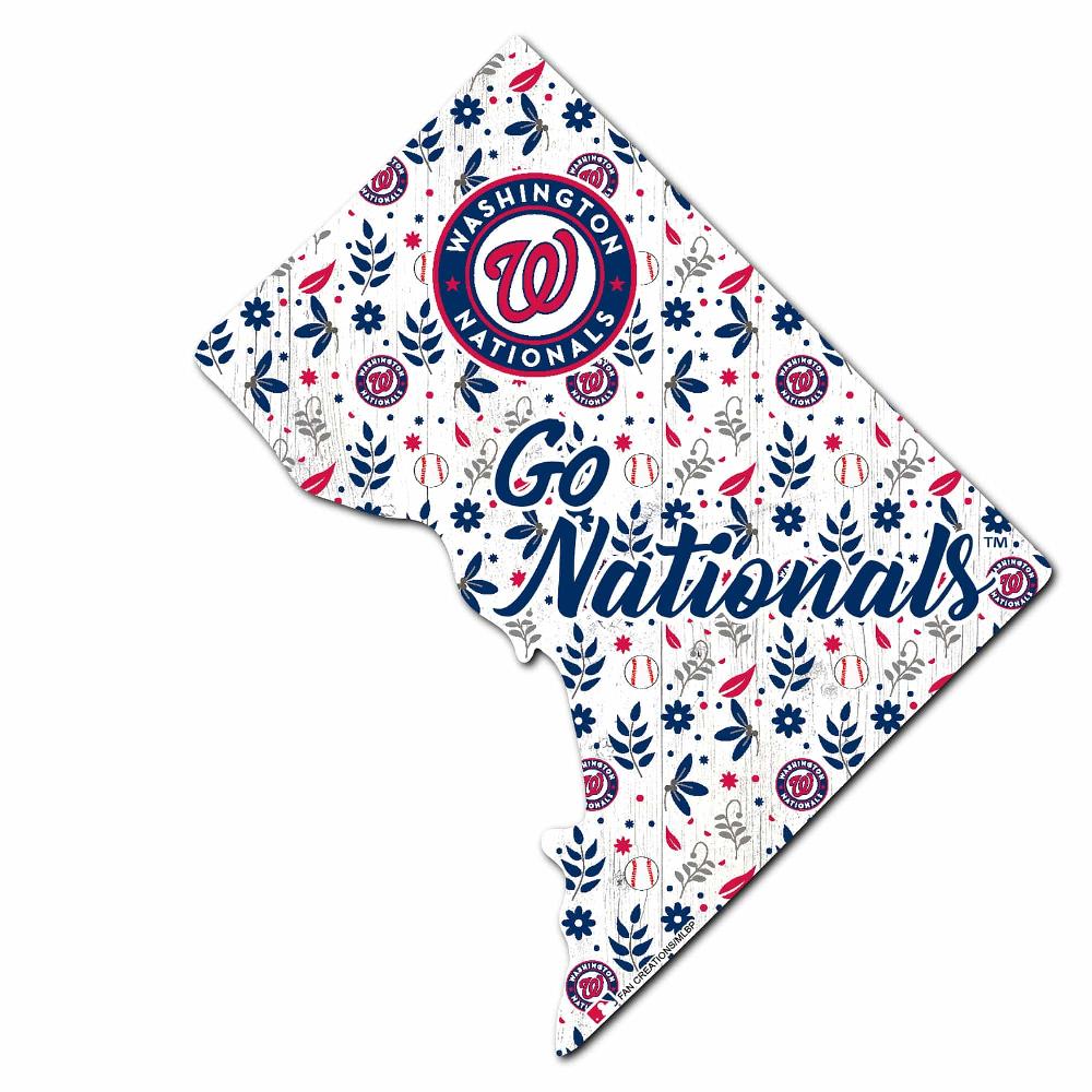 fan creations Washington Nationals State Sign 24in