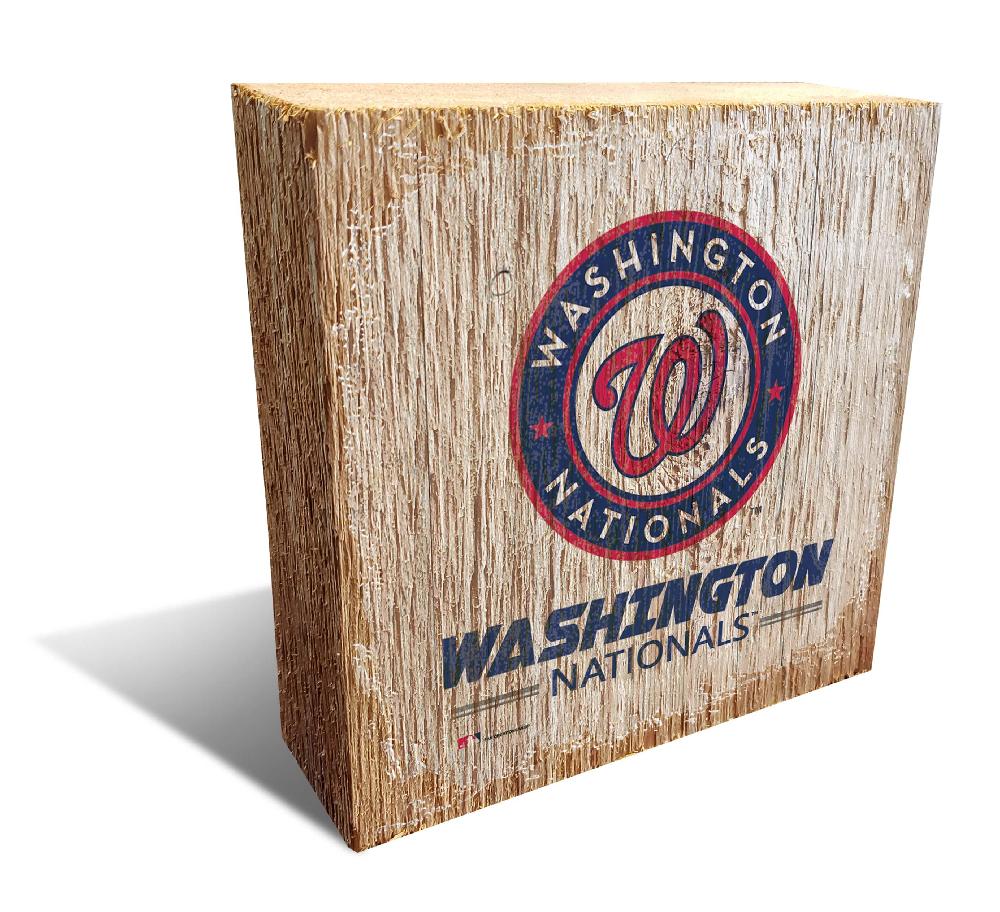fan creations Washington Nationals Team Logo Block