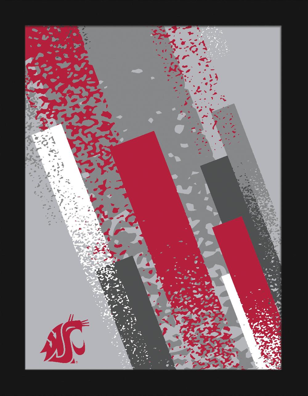 fan creations Washington State Team Color 12x16