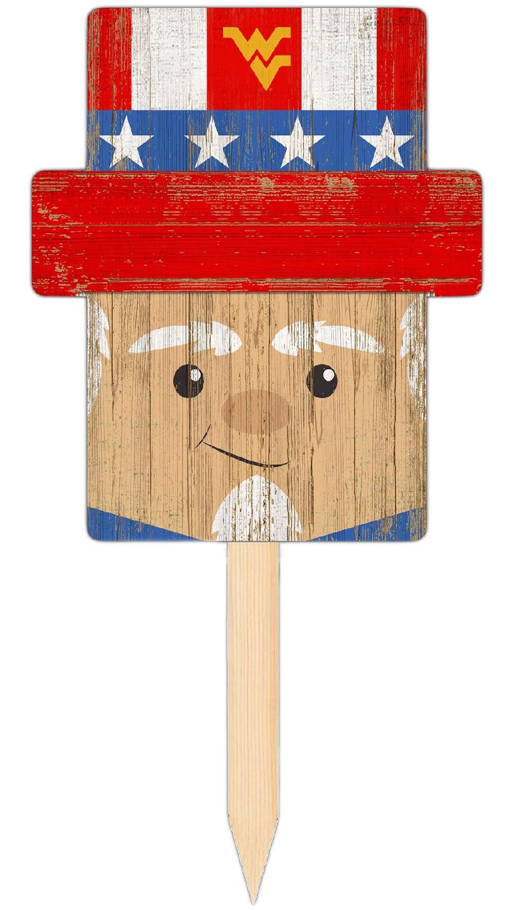 Fan Creations West Virginia Uncle Sam Head Yard