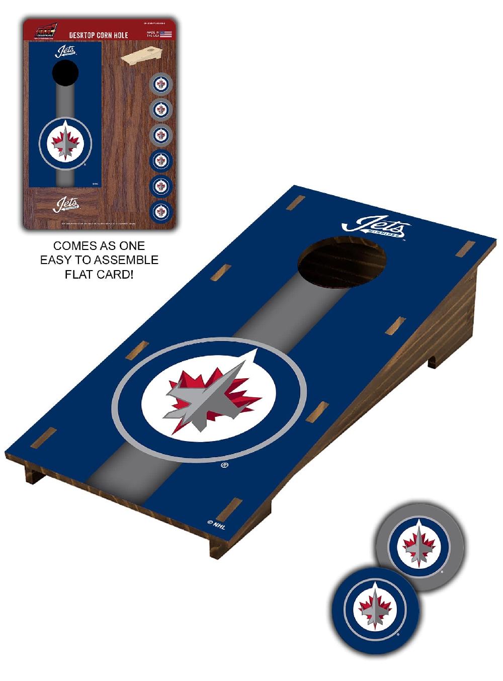fan creations Winnipeg Jets Desktop Cornhole