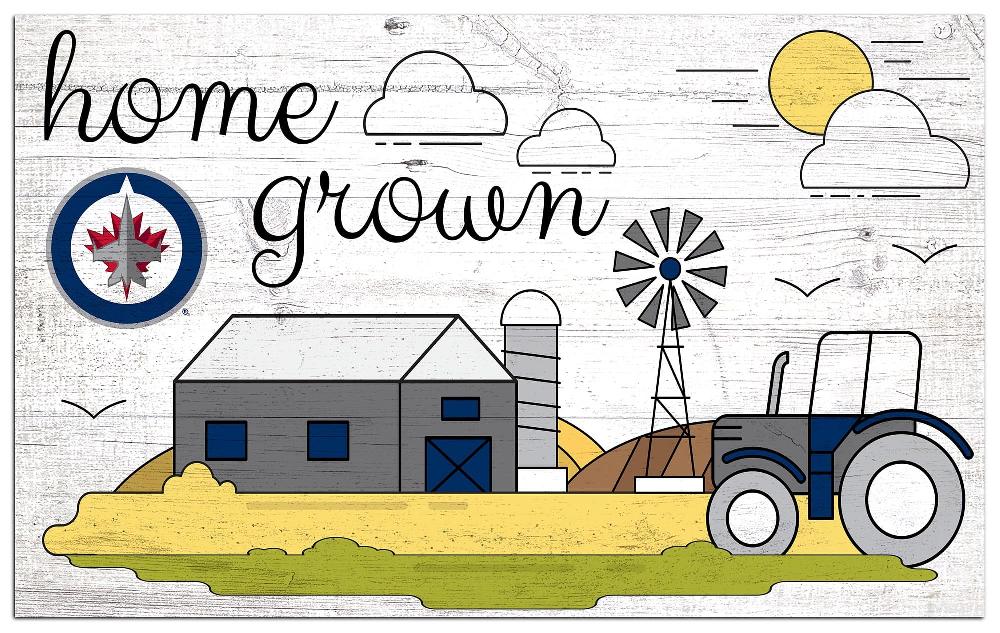 fan creations Winnipeg Jets Home Grown 11x19