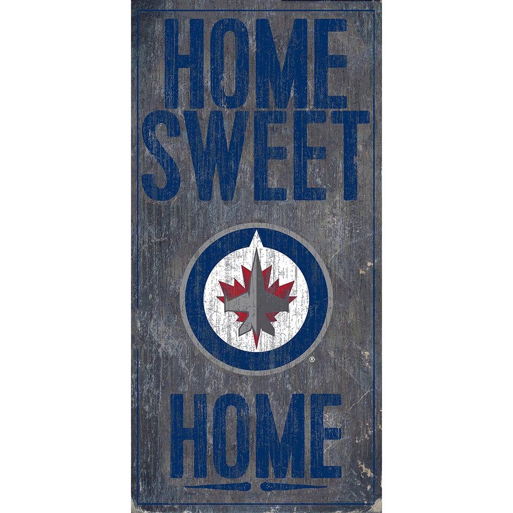 fan creations Winnipeg Jets Home Sweet Home 6x12