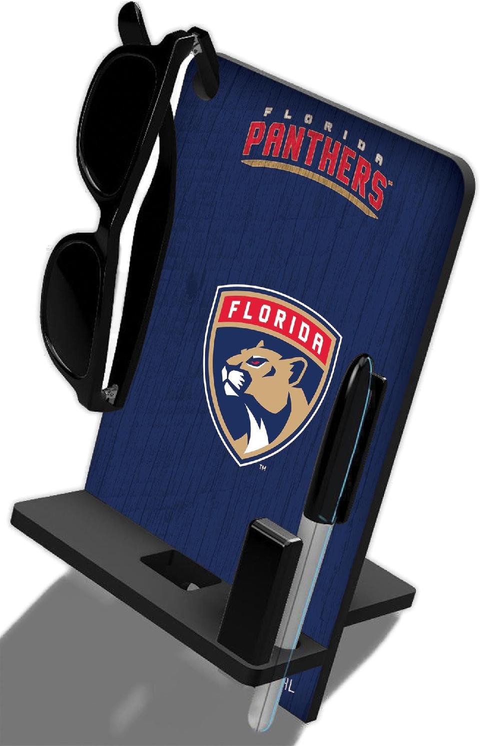 fan creations Florida Panthers 4 In 1 Desktop Phone Stand