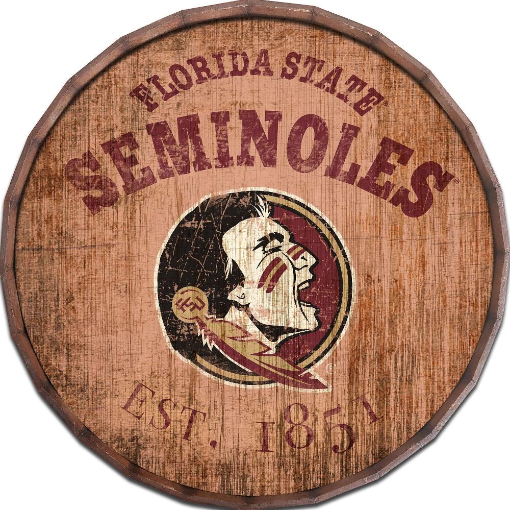 Fan Creations Florida State 24in Established Date Barrel Top