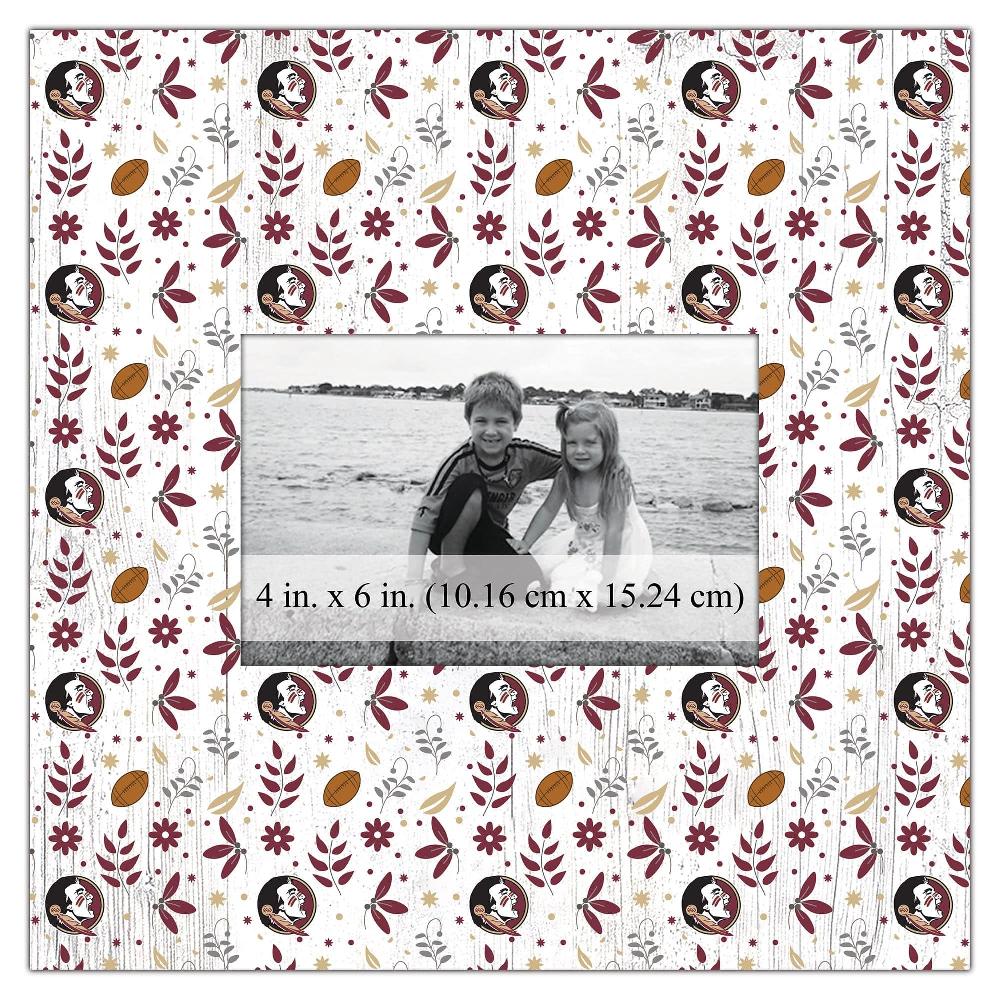 fan creations Florida State Floral Pattern 10x10 Frame