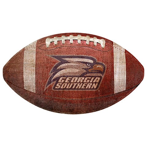 fan creations Georgia Southern 12" Football Shaped Sign