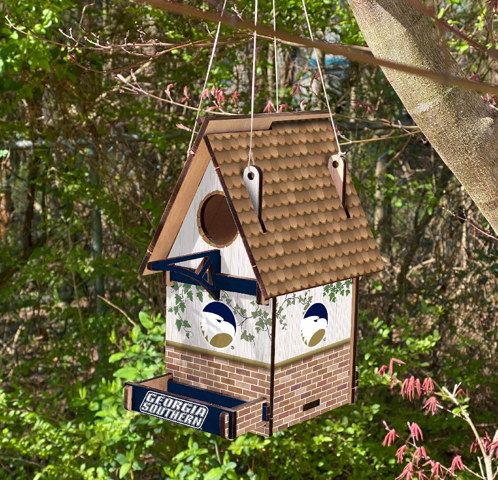 fan creations Georgia Southern Bird House Unassembled