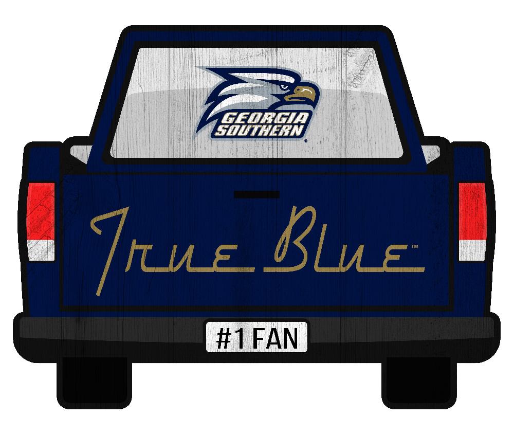 fan creations Georgia Southern Slogan Truck Back Vintage 12in