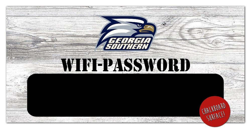 fan creations Georgia Southern Wifi Password 6x12 Sign