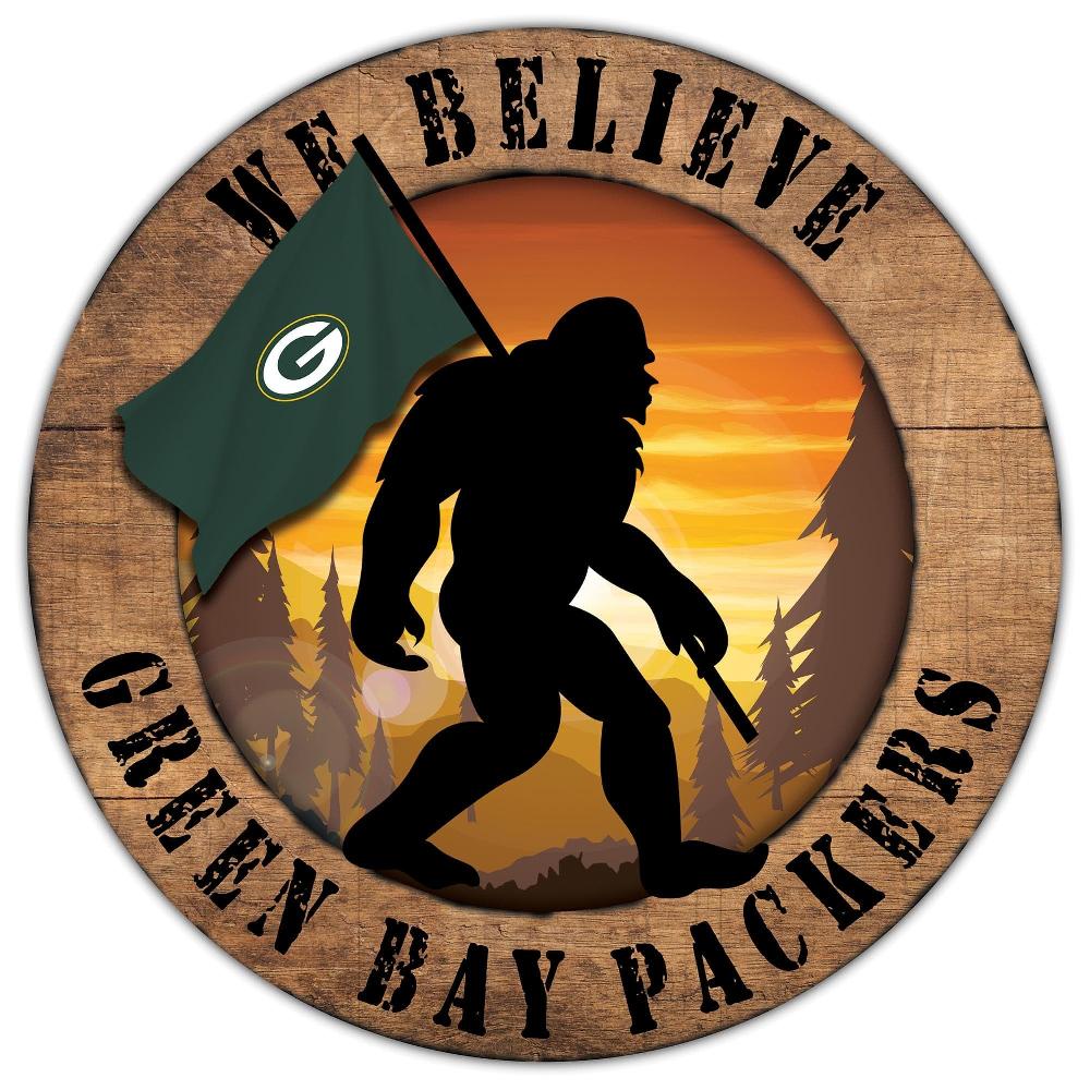 fan creations Green Bay Packers Bigfoot 12in Circle
