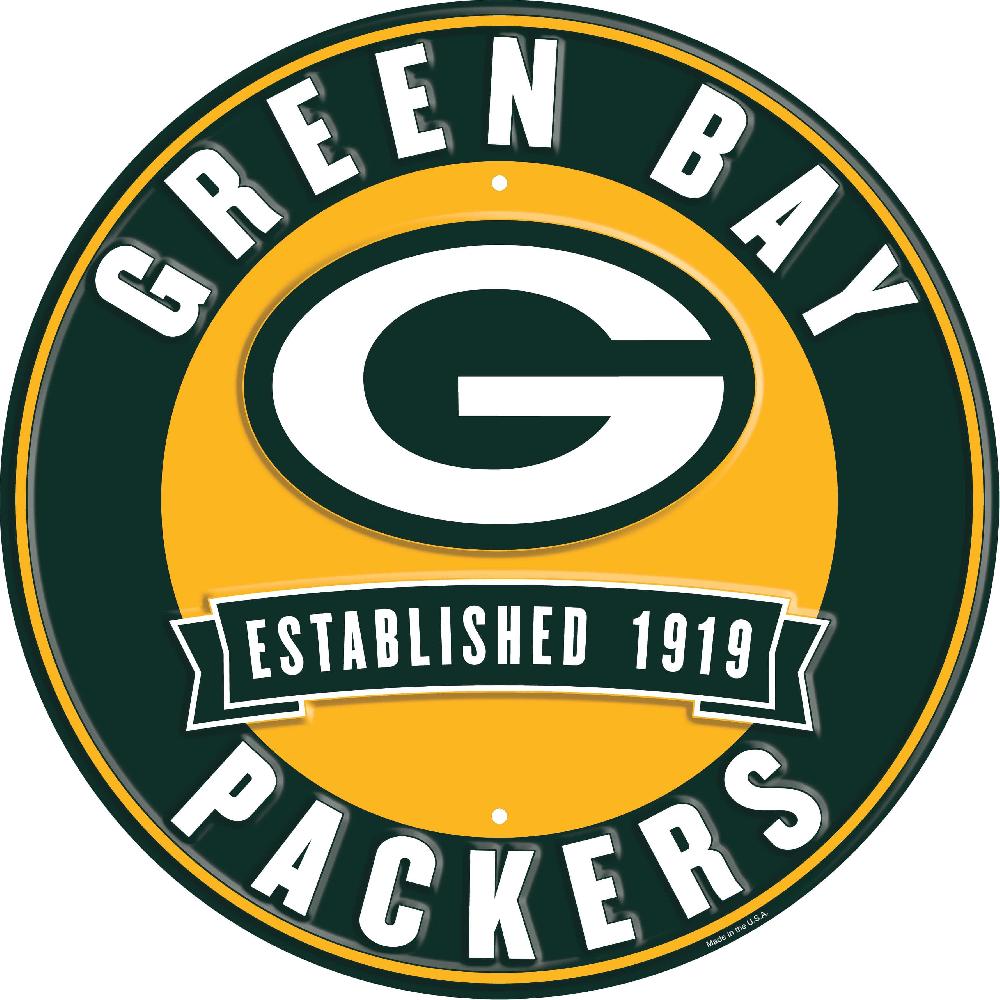 Fan Creations Green Bay Packers Metal Established Date Circle