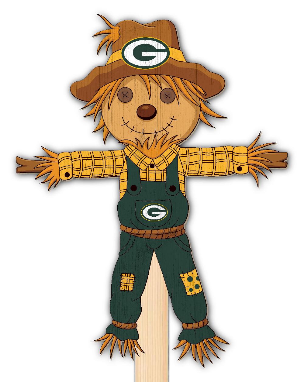 fan creations Green Bay Packers Scarecrow Yard Stake