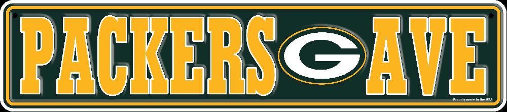 fan creations Green Bay Packers Team Boulevard Metal 4x18