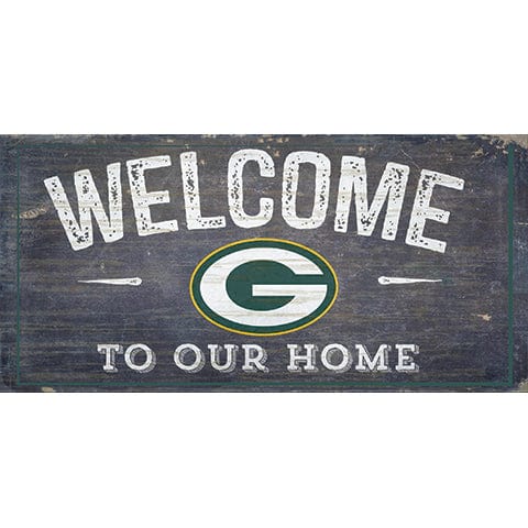 fan creations Green Bay Packers Welcome Distressed 6 x 12