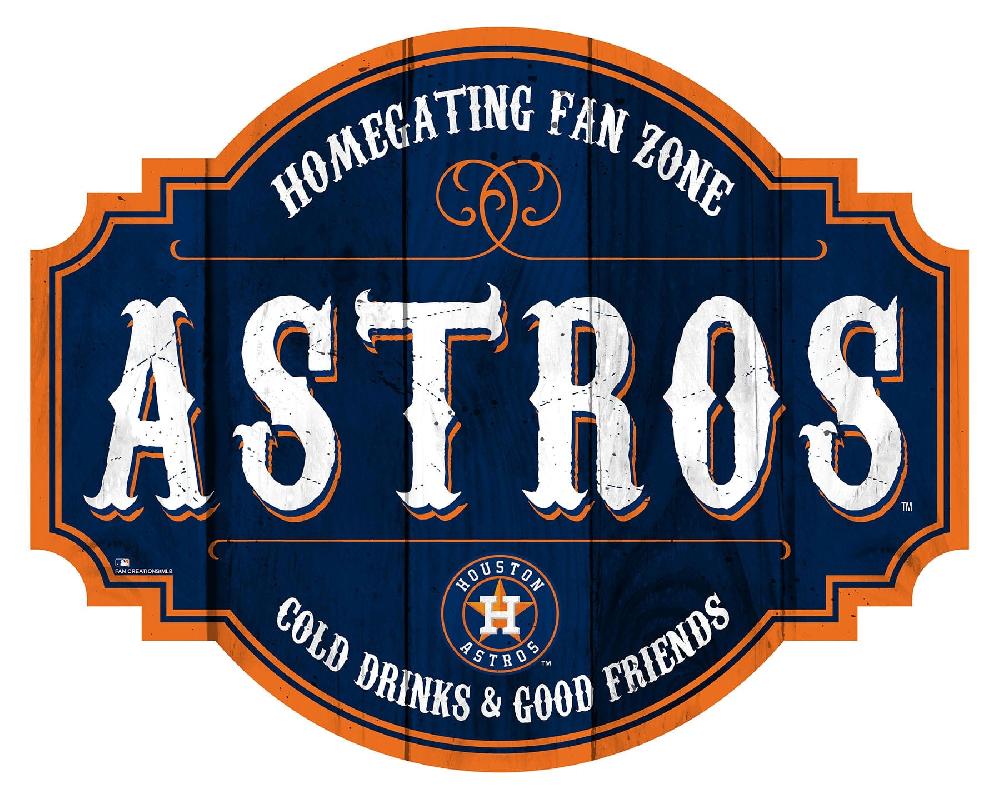 fan creations Houston Astros Homegating Tavern 24in Sign