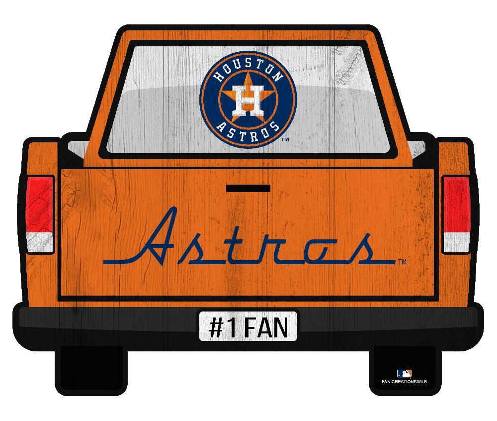 fan creations Houston Astros Slogan Truck Back Vintage 12in