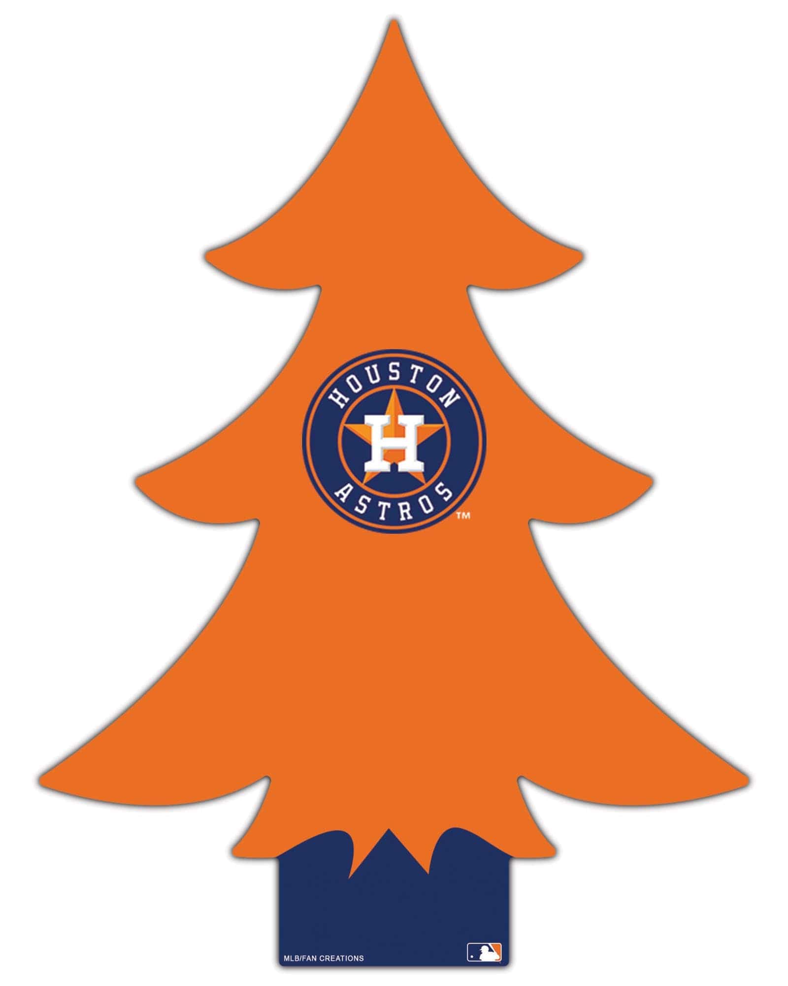 fan creations Houston Astros Team Color Desktop Tree 12in
