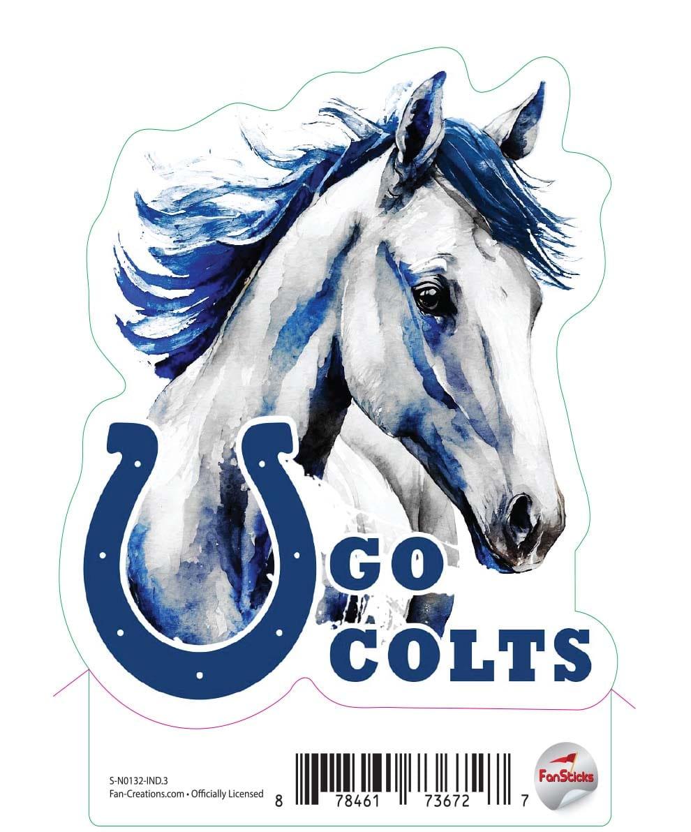 fan creations Indianapolis Colts 3in Decal "Indianapolis Colts"