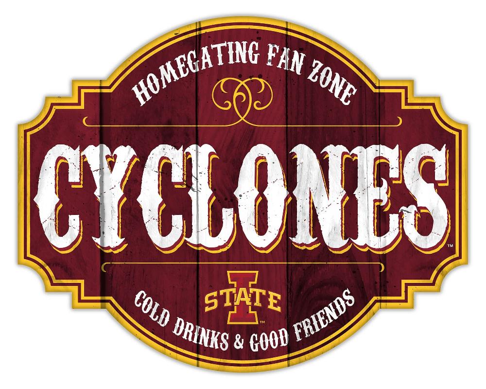 fan creations Iowa State Homegating Tavern 12in Sign