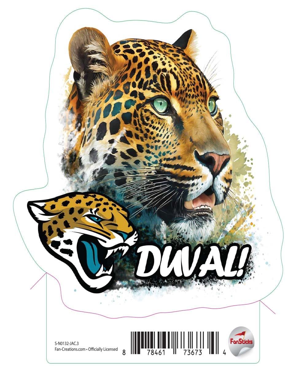 fan creations Jacksonville Jaguars 3in Decal "Jacksonville Jaguars"