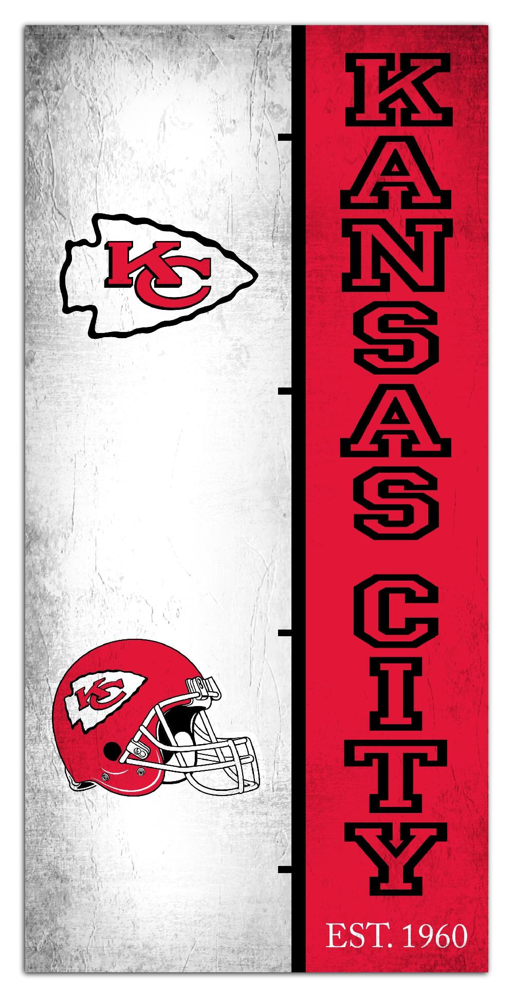 fan creations Kansas City Chiefs Team Logo Progression 6x12