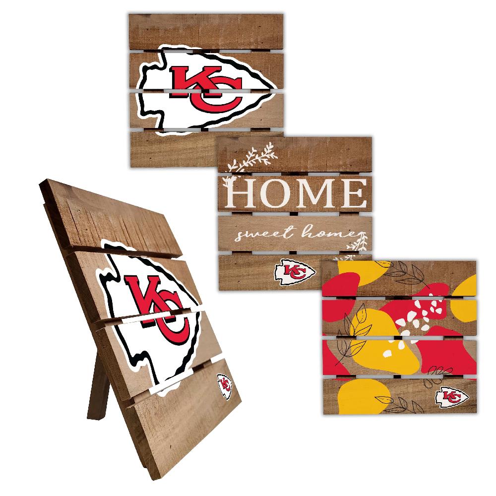 fan creations Kansas City Chiefs Trivet Hot Plate Set of 4