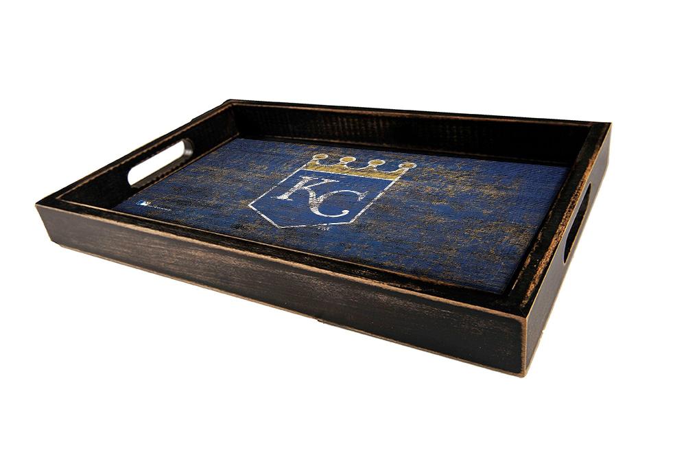 fan creations Kansas City Royals Distressed Team Tray With Team Colors
