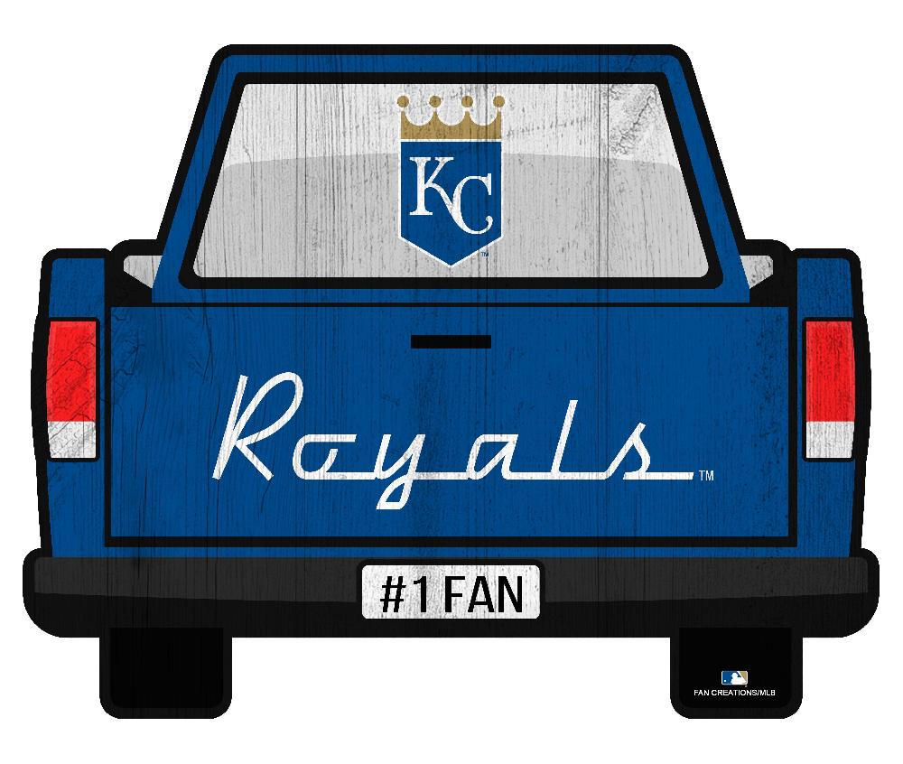 fan creations Kansas City Royals Slogan Truck Back Vintage 12in