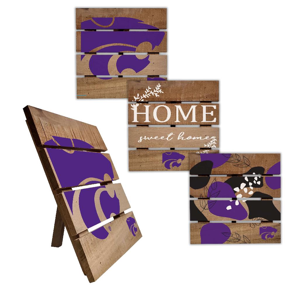 fan creations Kansas State Trivet Hot Plate Set of 4