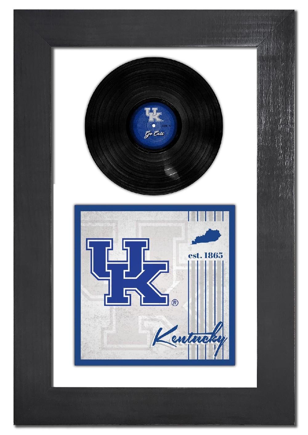 fan creations Kentucky 3 Piece Classic Album & Vinyl In Frame