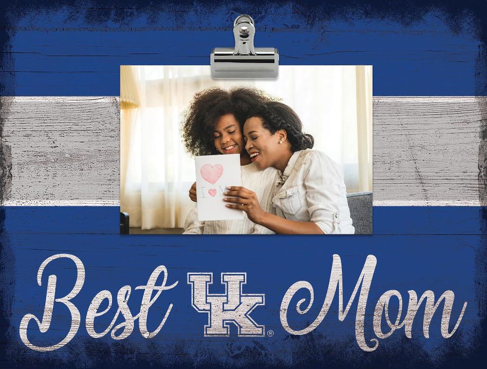 fan creations Kentucky Best Mom With Stripe Clip Frame