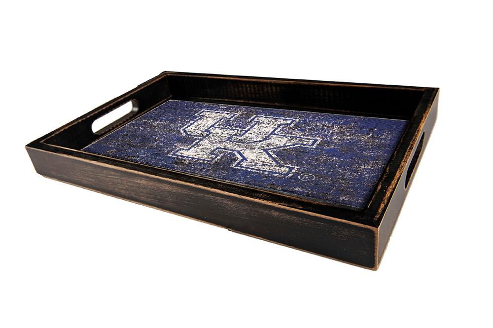 fan creations Kentucky Distressed Team Tray With Team Colors