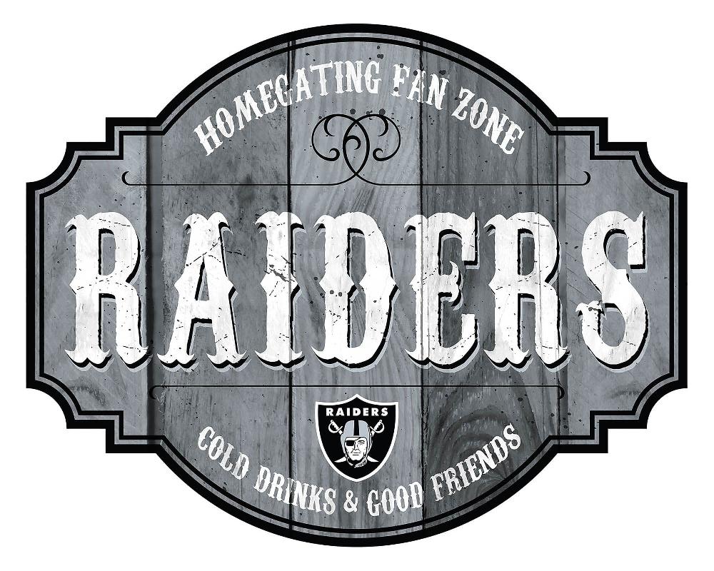 Fan Creations Las Vegas Raiders Homegating Tavern 12in Sign