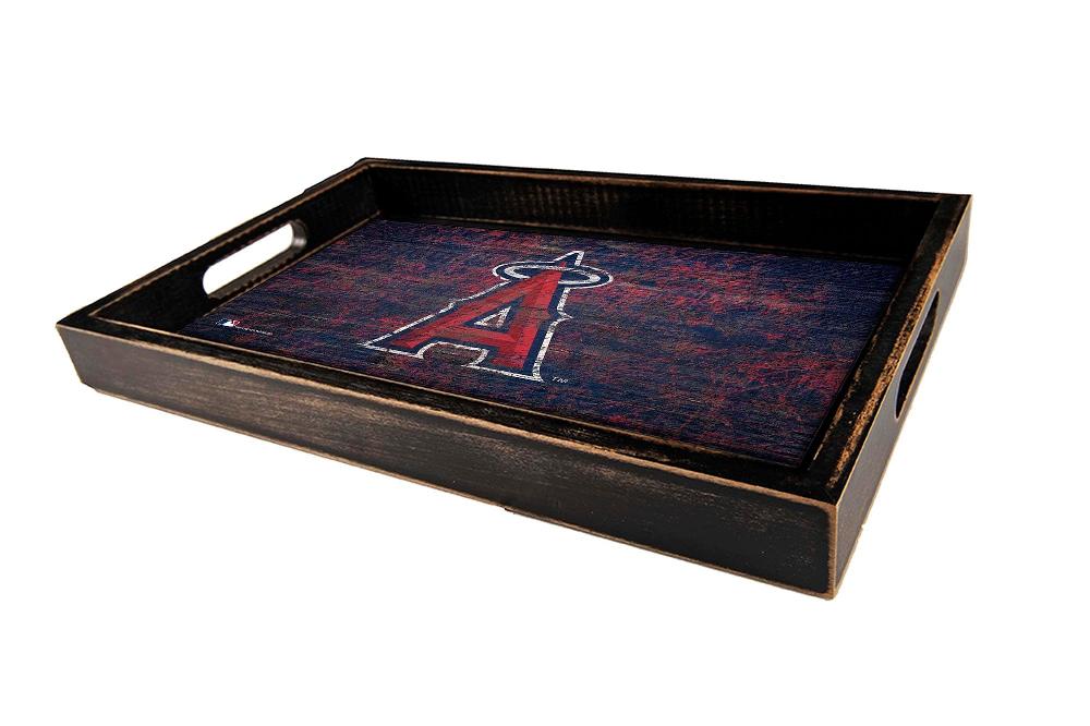 fan creations Los Angeles Angels Distressed Team Tray With Team Colors