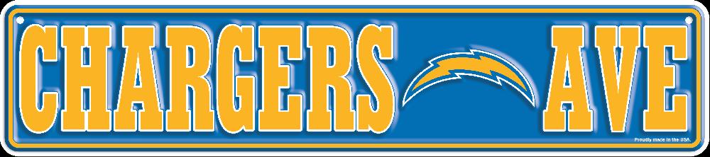 fan creations Los Angeles Chargers Team Boulevard Metal 4x18