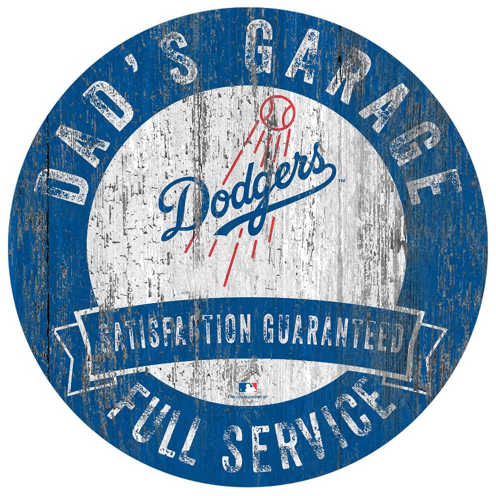 fan creations Los Angeles Dodgers Dad's Garage Sign