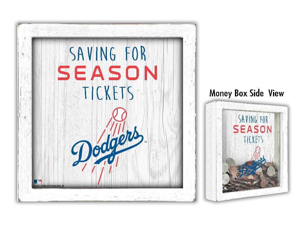 fan creations Los Angeles Dodgers Saving For Tickets Money Box