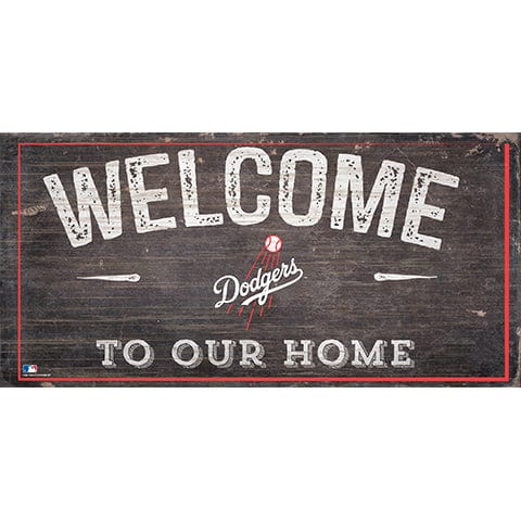 fan creations Los Angeles Dodgers Welcome Distressed Sign