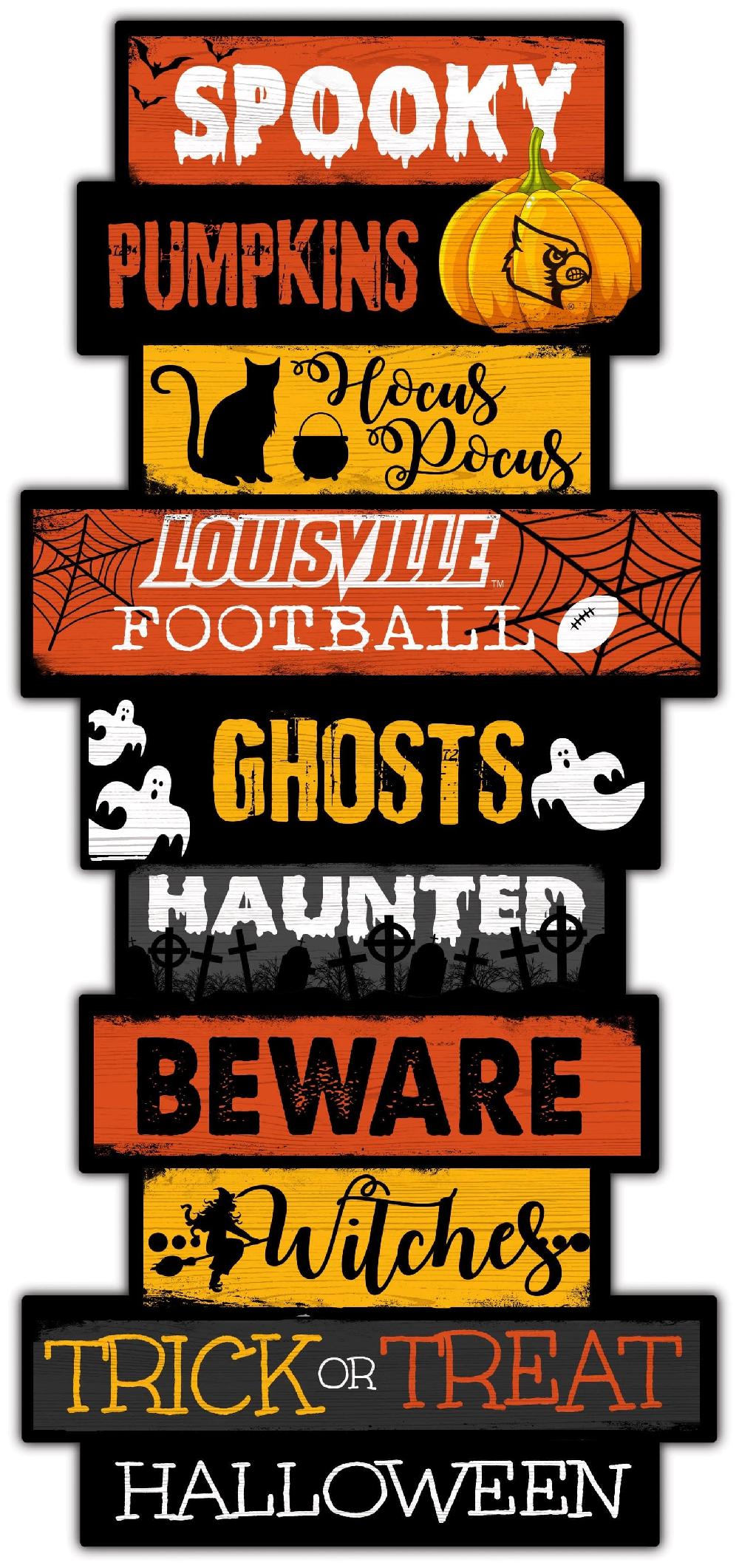 Fan Creations Louisville Halloween Celebration Stack 24" Sign